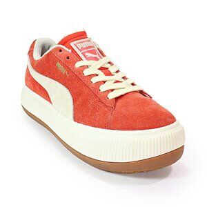 Puma Women's Suede Sneaker Mayu Up Grenadine Orange Platform Casual Shoe Size 7